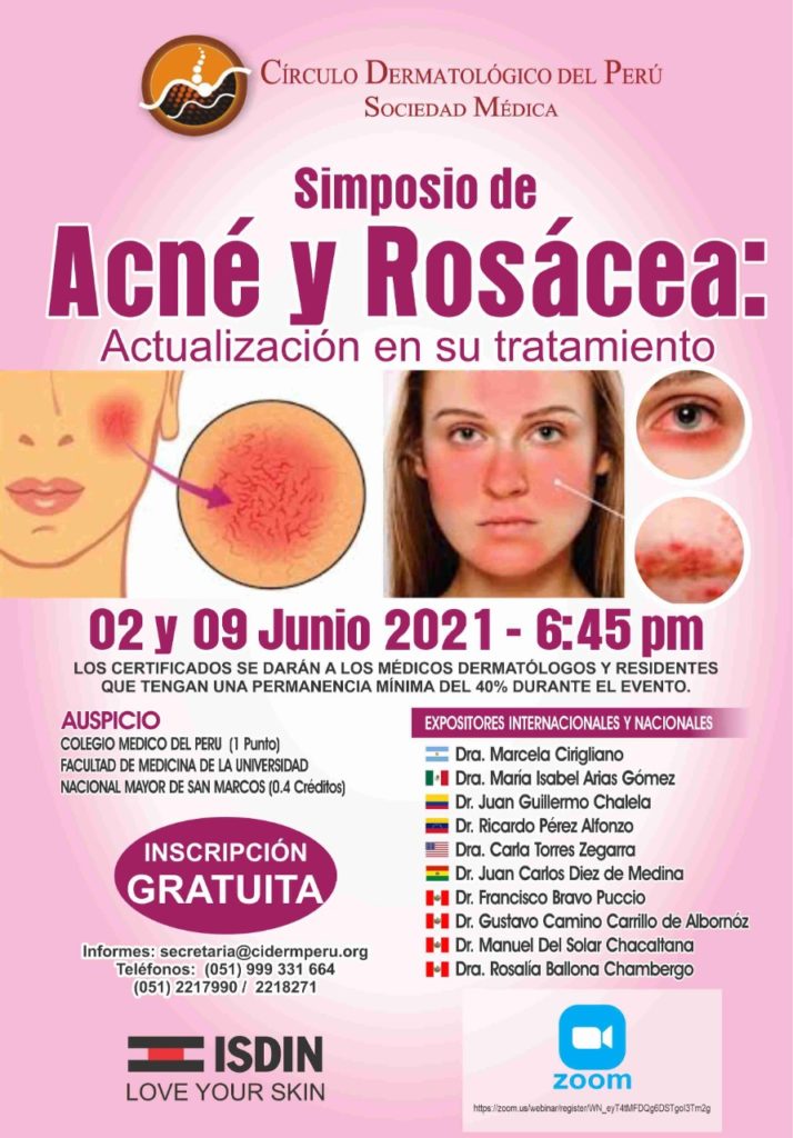Ácné y Rosácea Actualización en su tratamiento CIDERM PERU